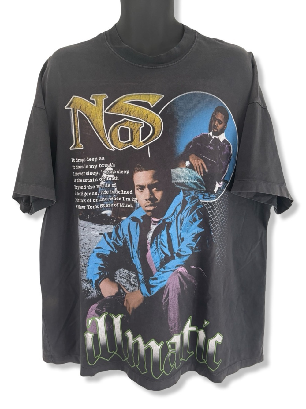 NAS 'Illmatic' Graphic Black T-Shirt